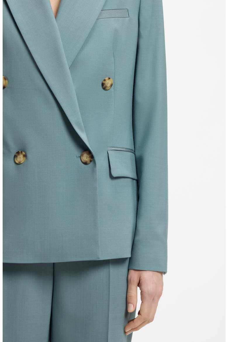 Jaleto Double Breasted Wool Blazer, Alternate, color, REEF