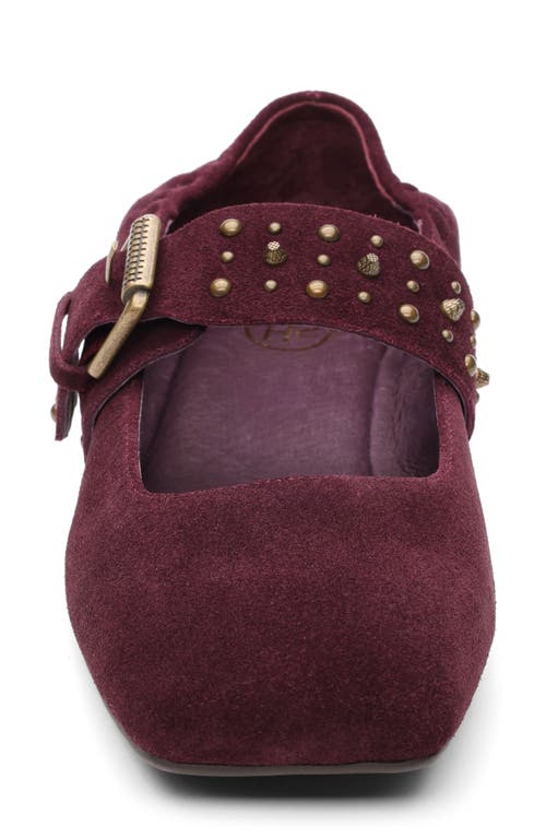 Ash Beverly Mary Jane Flat In Red