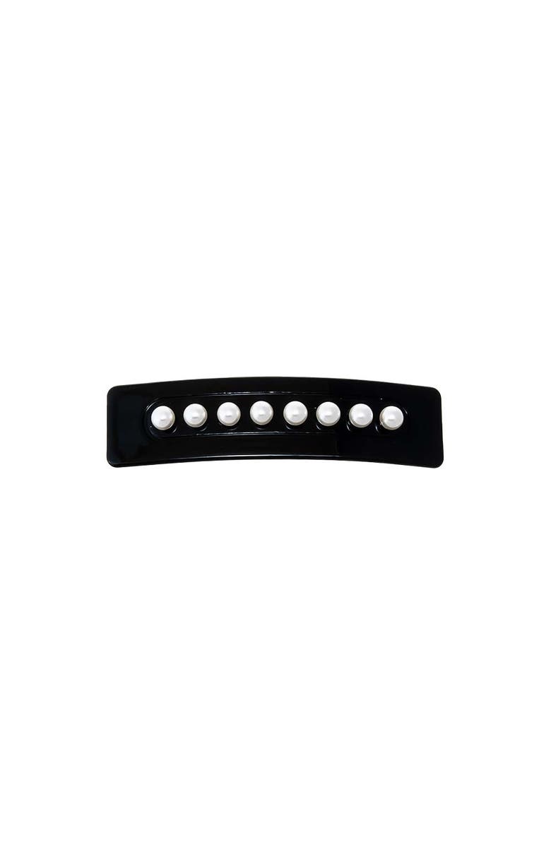 BY ADINA EDEN Pearl Embellished Hair Barrette, Main, color, 