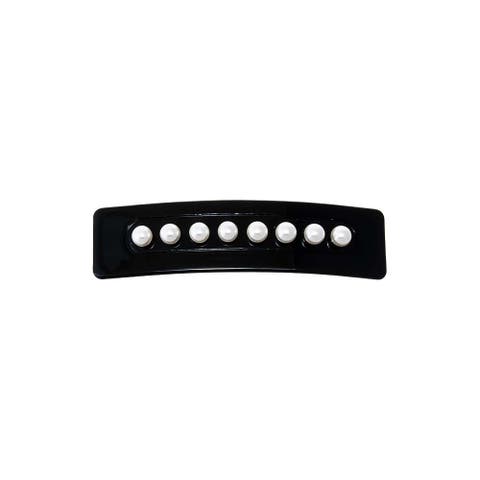 Pearl Embellished Hair Barrette