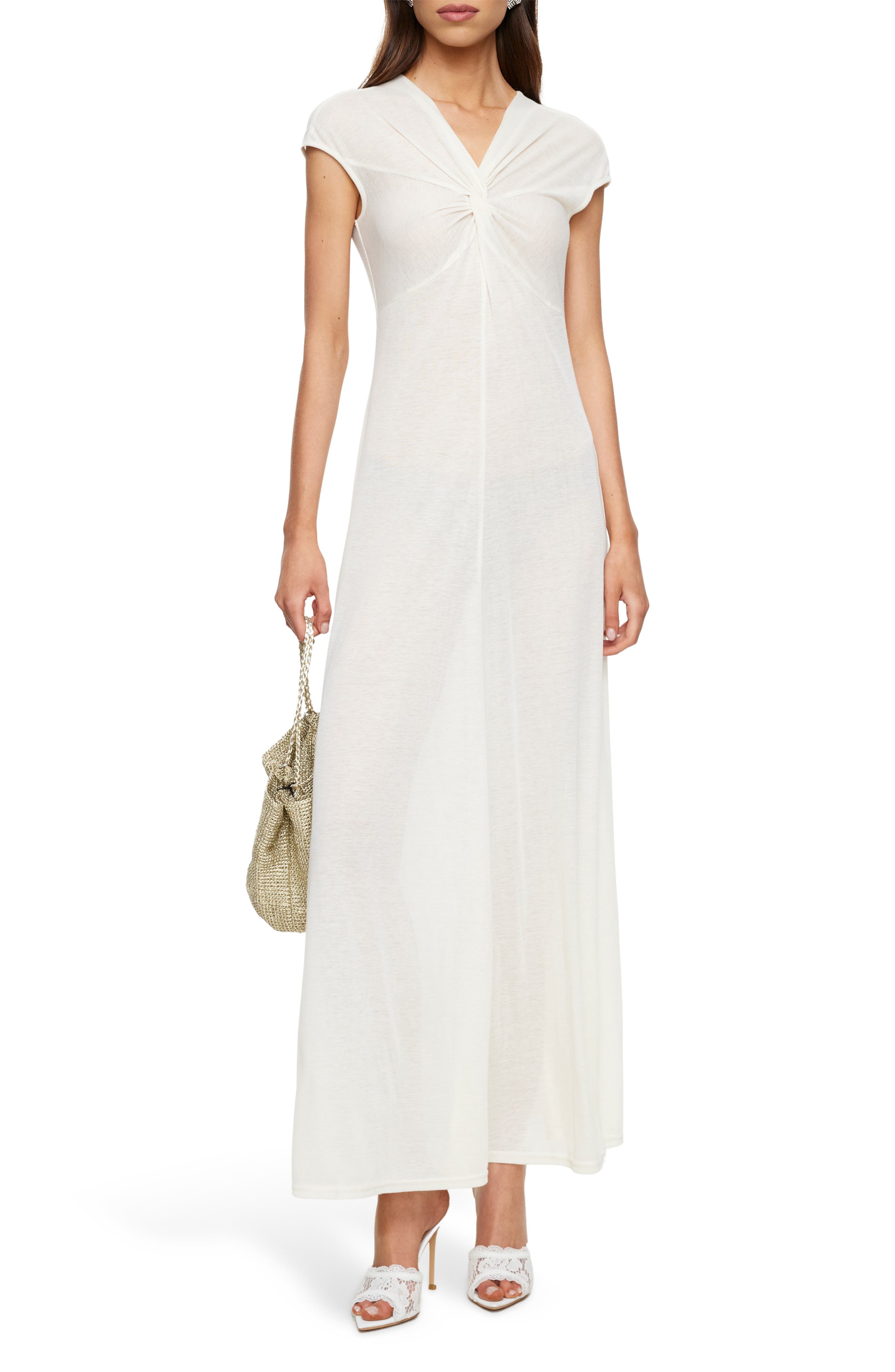 Adriana Twist Front Maxi Dress