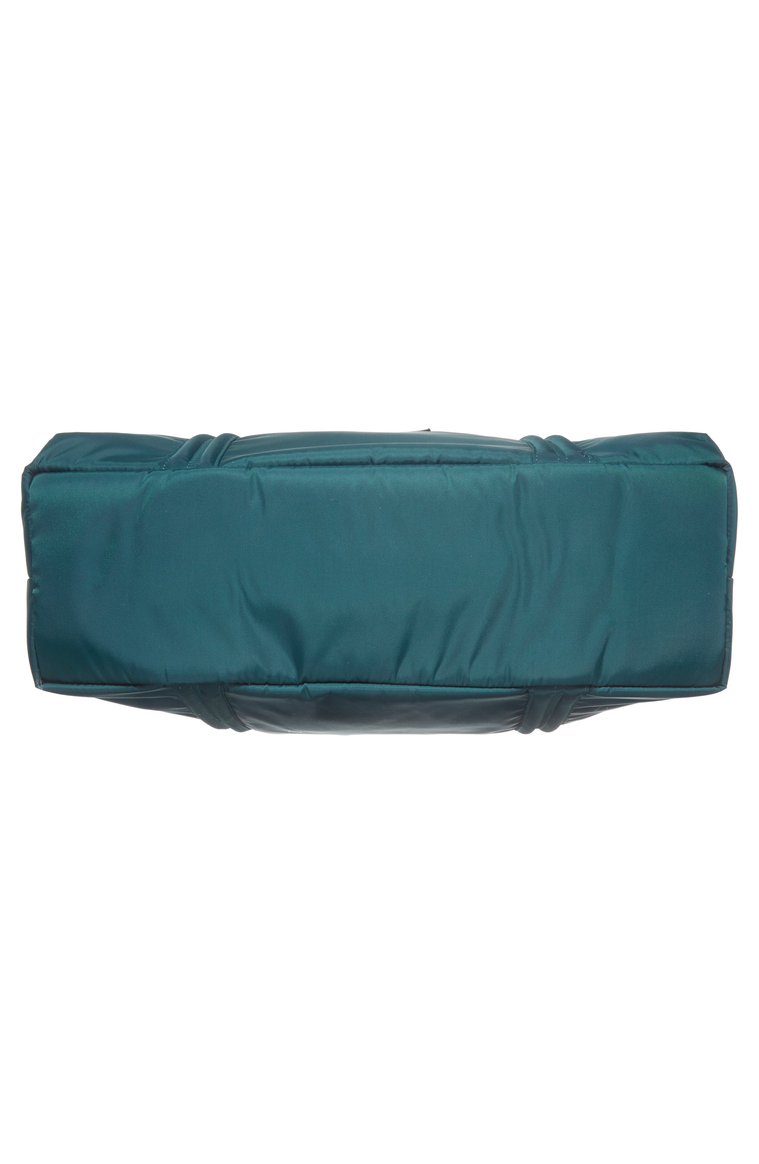 Herschel Supply Co. Strand Flight Satin Duffel Bag, Alternate, color, Deep Teal