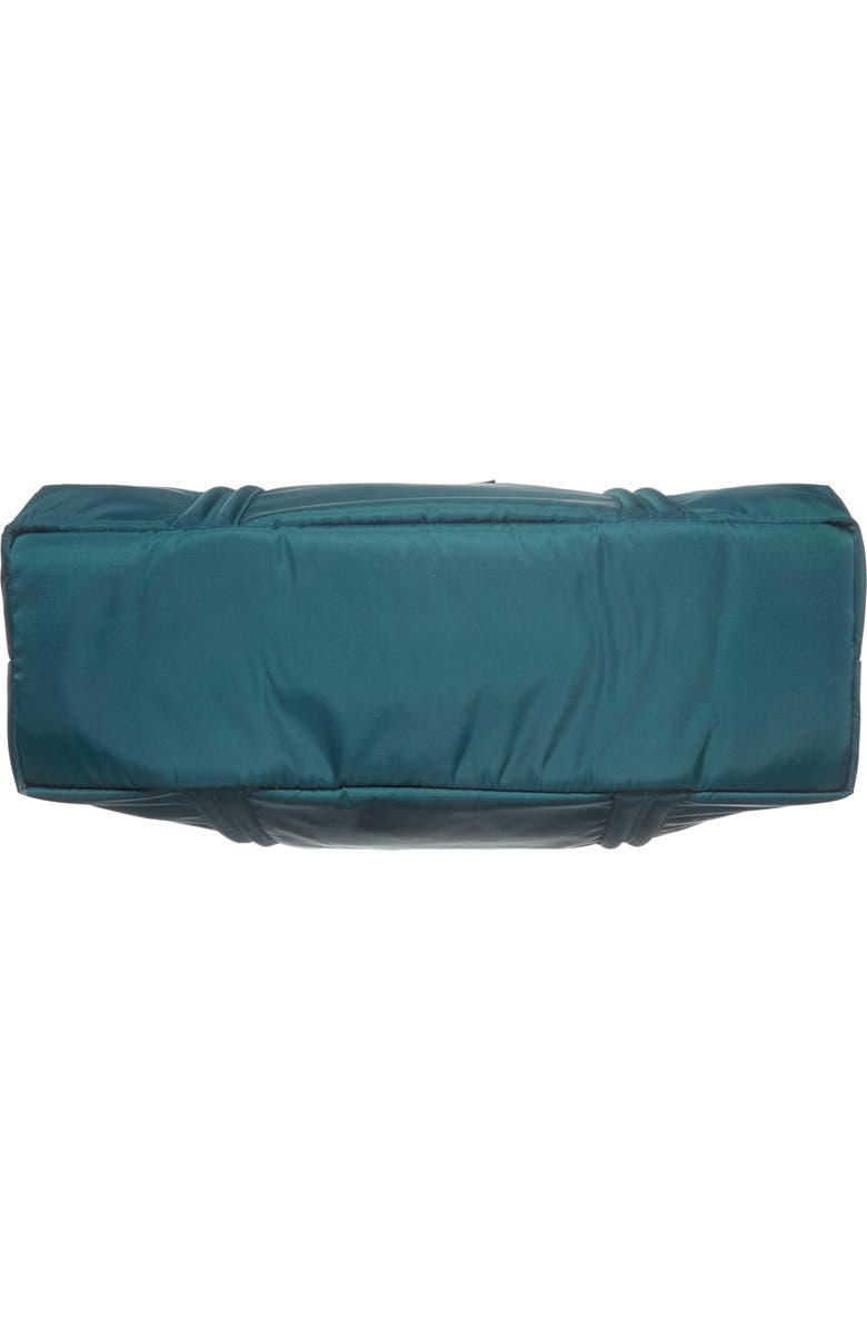 Herschel Supply Co. Strand Flight Satin Duffel Bag, Alternate, color, Deep Teal