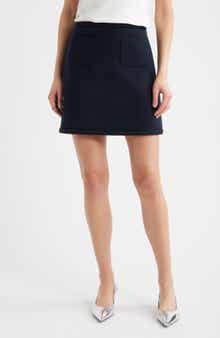 Theory Tweed Miniskirt