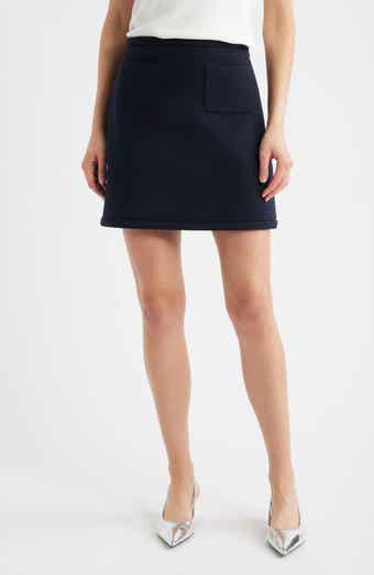 Theory Tweed Miniskirt