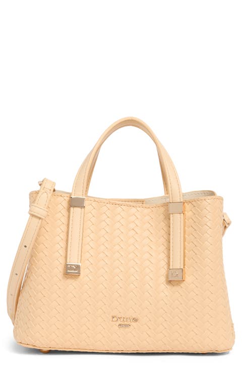 Dinky Dorrie Faux Leather Satchel