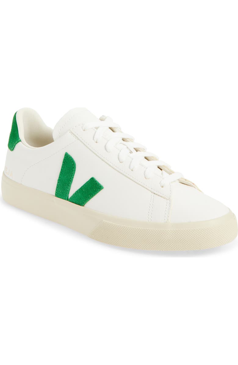 Veja Campo Sneaker, Main, color, Extra White/ Emeraude
