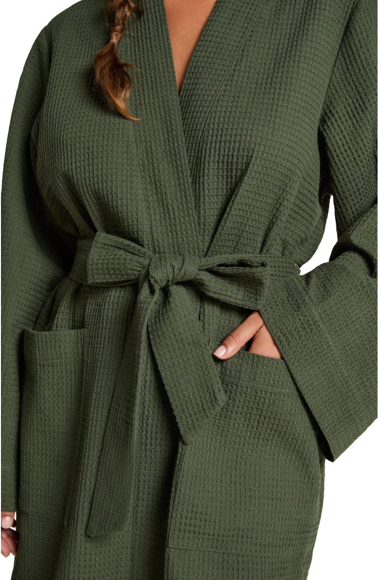 Hunkemöller Waffle Bathrobe, Alternate, color,