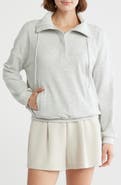 Zella Cozy Half Zip Pullover Sweatshirt