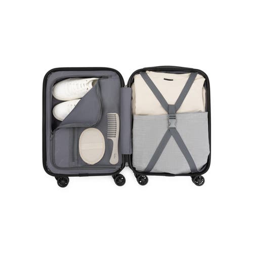 Bugatti Singapore 2 Piece Hardside Luggage Set With Expansion In Black
