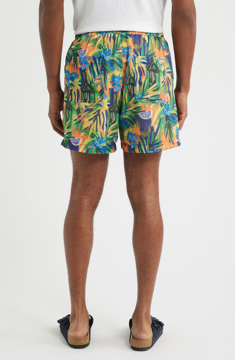 RIZORT Palm Shorts, Alternate, color, Yellow