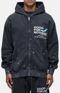 Good For Nothing Studio Paint Butterfly Zip Hoodie