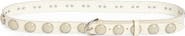 rag & bone Cabochon Studded Leather Belt