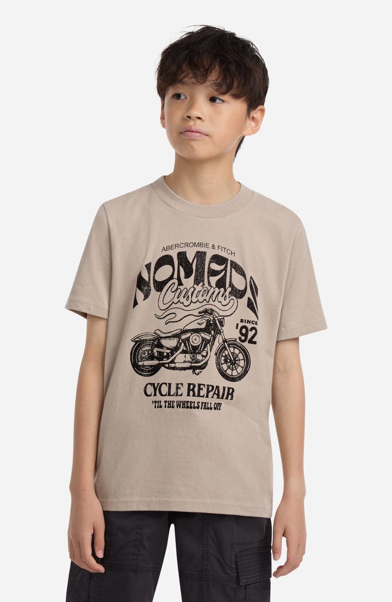 abercrombie kids Kids' Nomad Graphic T-Shirt, Alternate, color, Simply Taupe