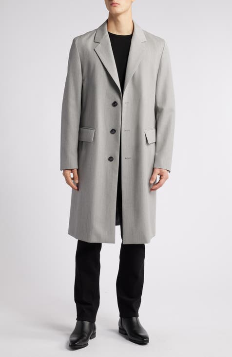 Men s Grey Overcoats Peacoats Nordstrom