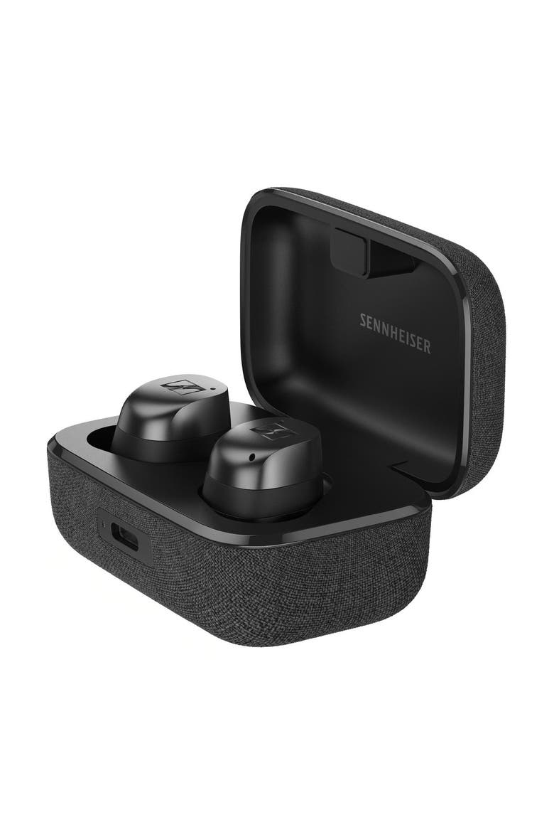 Momentum True Wireless 4 Smart Earbuds, Alternate, color, Black Graphite