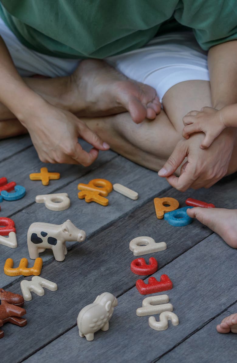 PlanToys<sup>®</sup> Lowercase Alphabet Playset, Alternate, color, Assorted