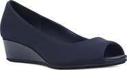 Bandolino Peep Toe Wedge Pump