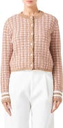 Endless Rose Check Cardigan