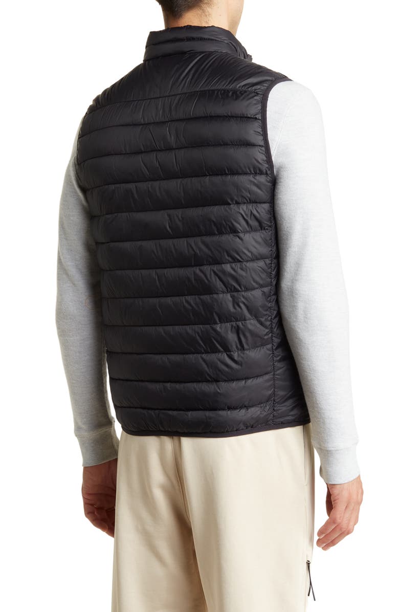 HAWKE & CO PrimaLoft Quilted Nylon Vest, Alternate, color, Black
