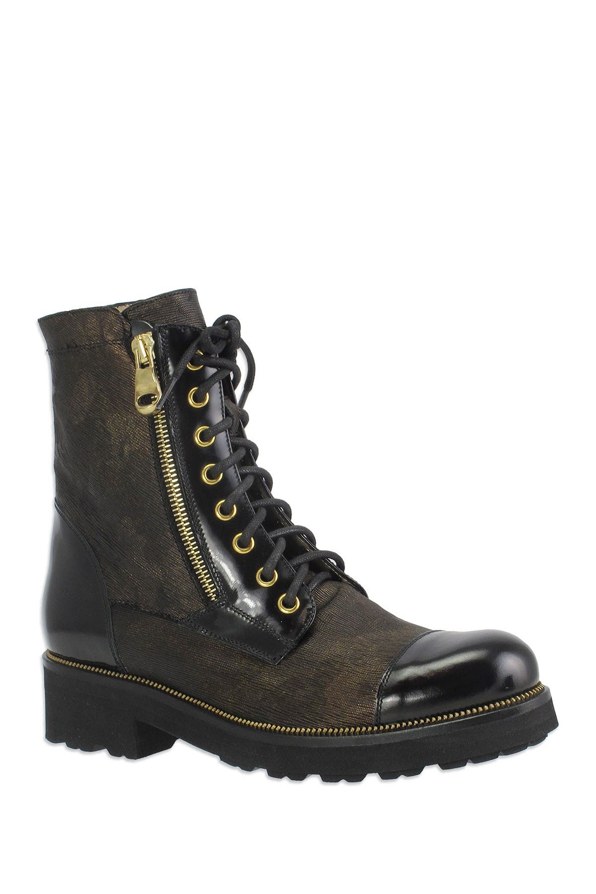 Tiffany Combat Boot, Main, color, ONYX/RUST