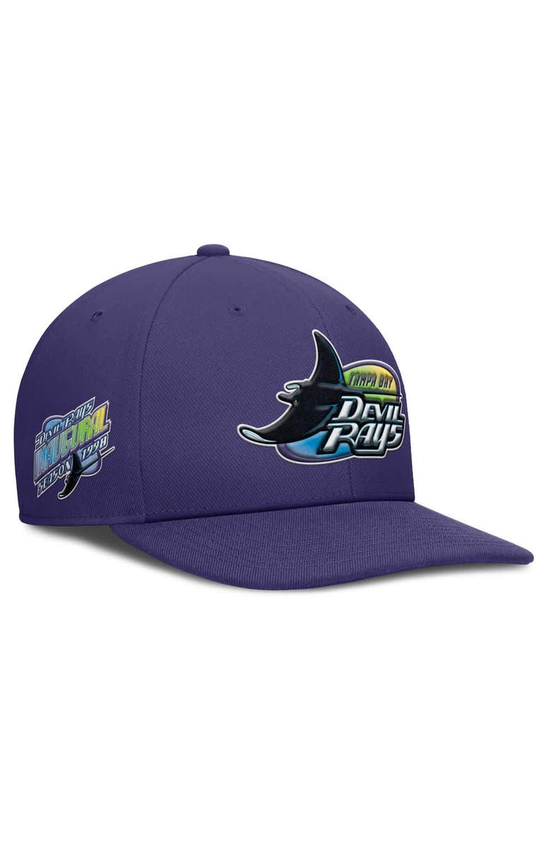 Nike Men's Nike Purple Tampa Bay Rays Pro Performance Snapback Hat, Main, color, Purple