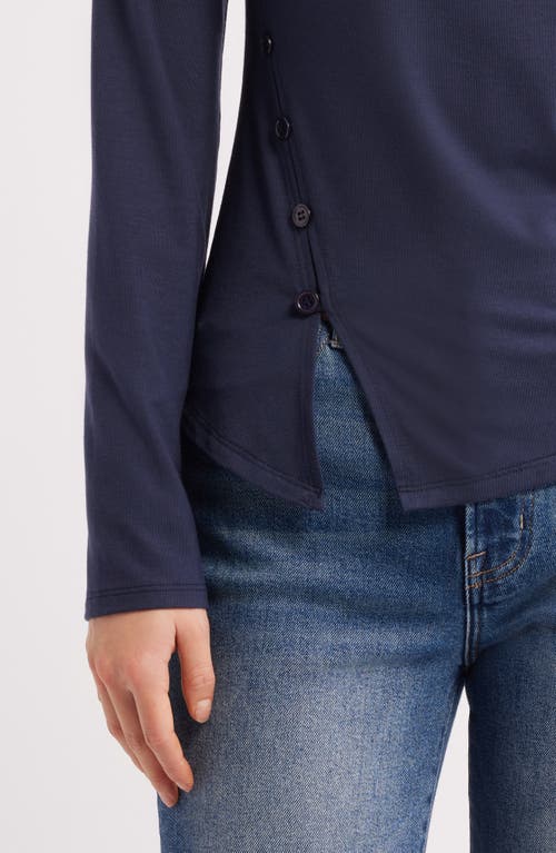 Reformation Nicola Knit Top In Blue