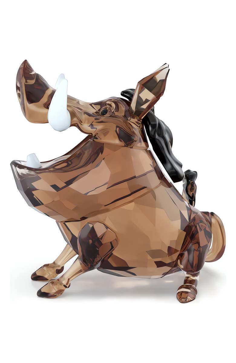 Swarovski x Disney<sup>®</sup> The Lion King Pumba Figurine, Alternate, color,