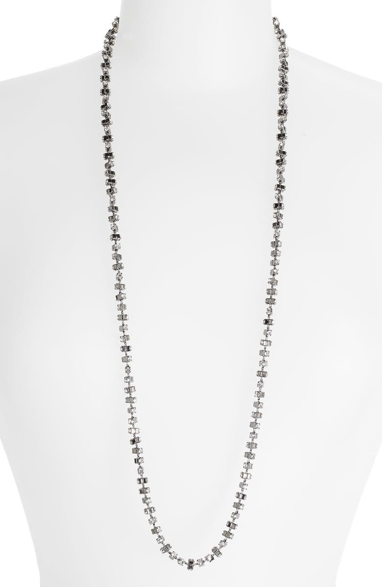 Devan Rhinestone Layering Necklace, Main, color,