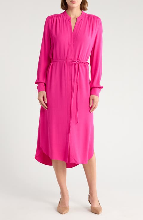 Dibanorah Long Sleeve Midi Dress