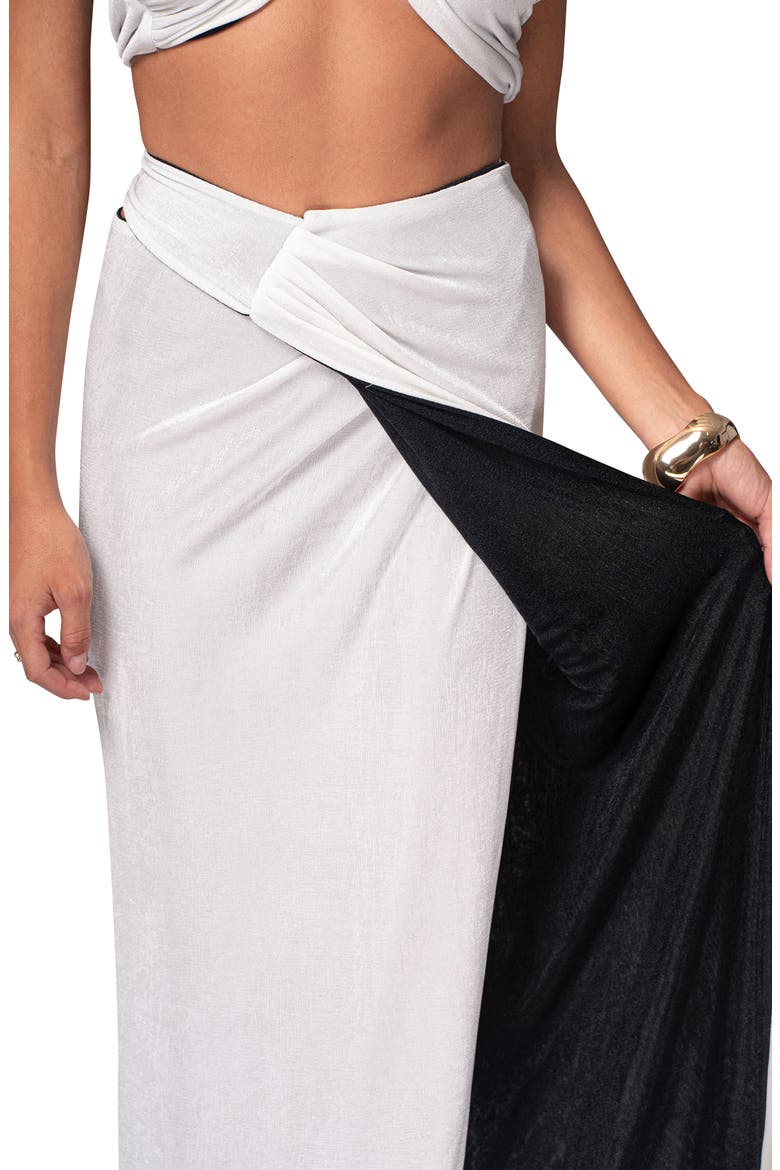 Top & Reversible Skirt Set, Alternate, color, WHITE
