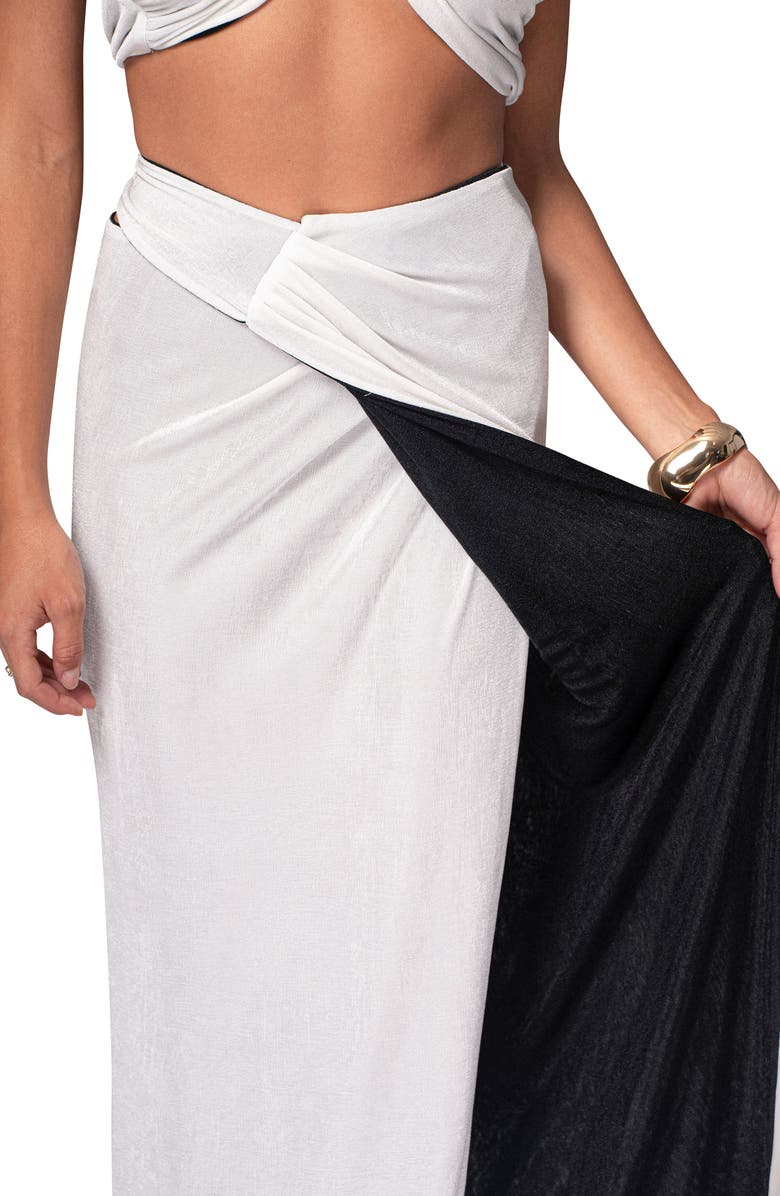 JLUXLABEL Reversible Maxi Skirt, Alternate, color, White
