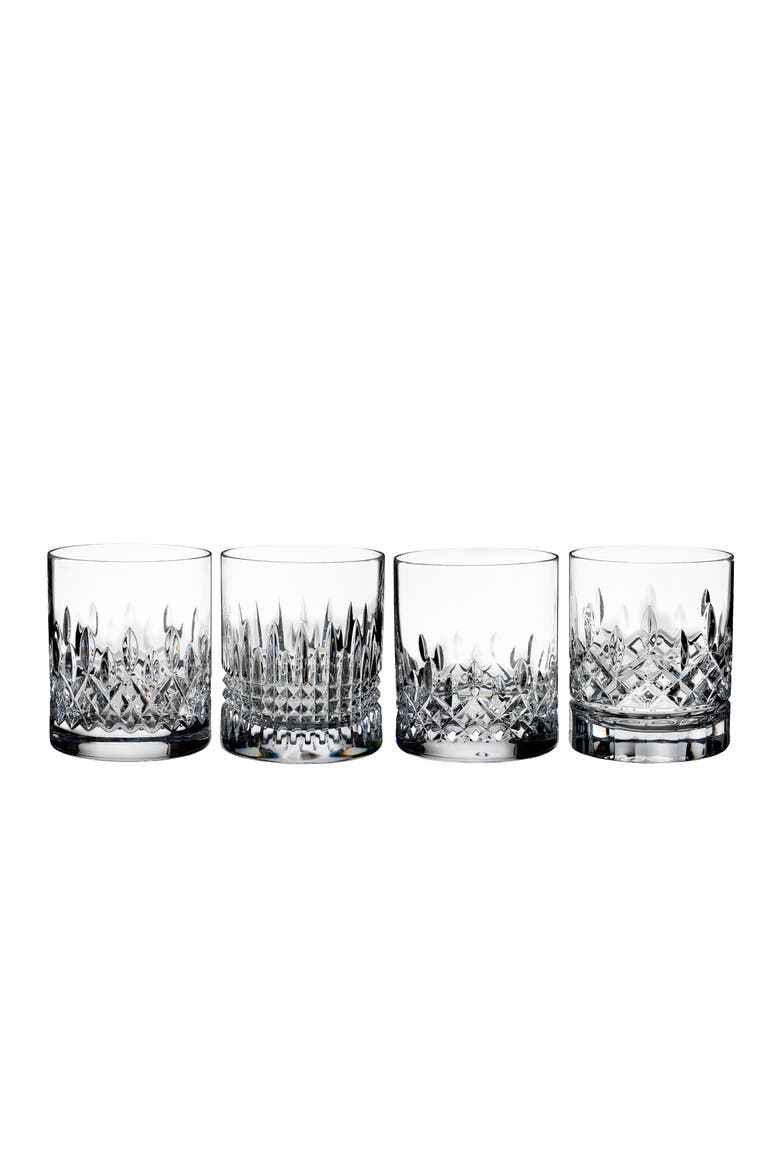 Lismore Evolution Set of 4 Lead Crystal Tumblers, Main, color, CRYSTAL