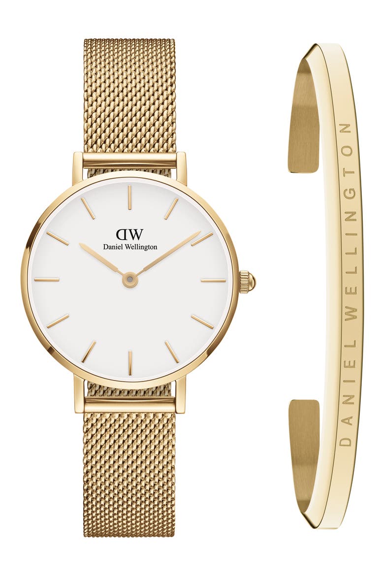Petite Evergold Mesh Strap Watch, 28mm & Bracelet Set video