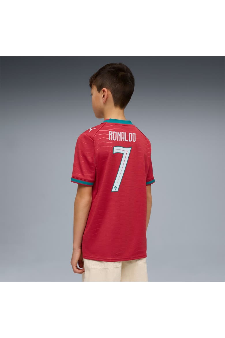 Youth Puma Cristiano Ronaldo Red Portugal National Team 2026 Home Replica Jersey, Alternate, color, Red