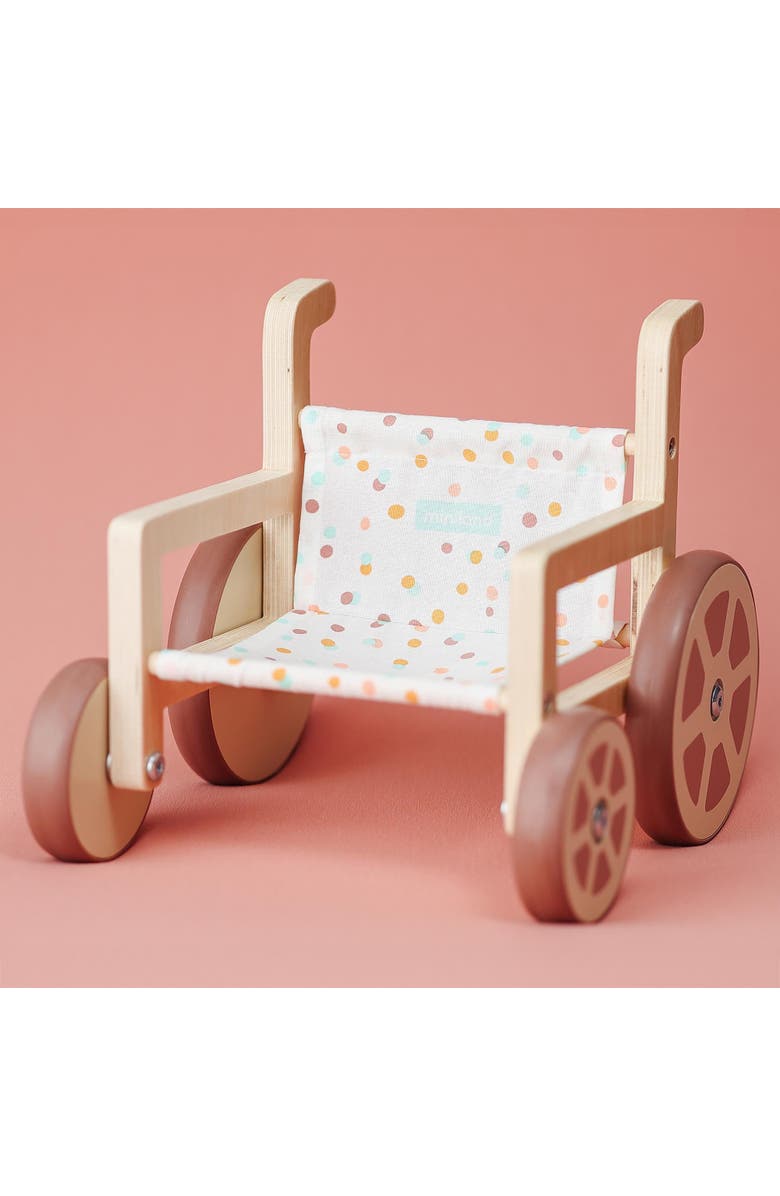 Miniland Wheelchair for Dolls up to 15", Alternate, color, Beige Multi