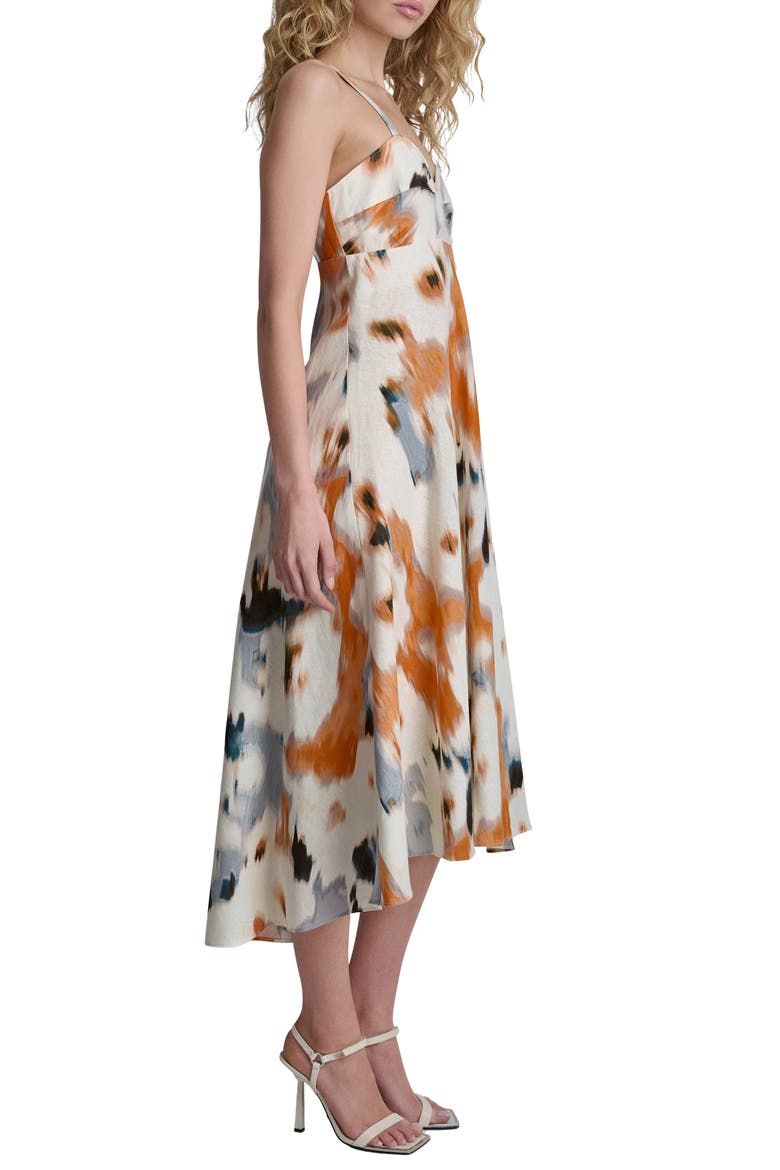 Abstract Print Sundress, Alternate, color, SUNBURST FLORAL