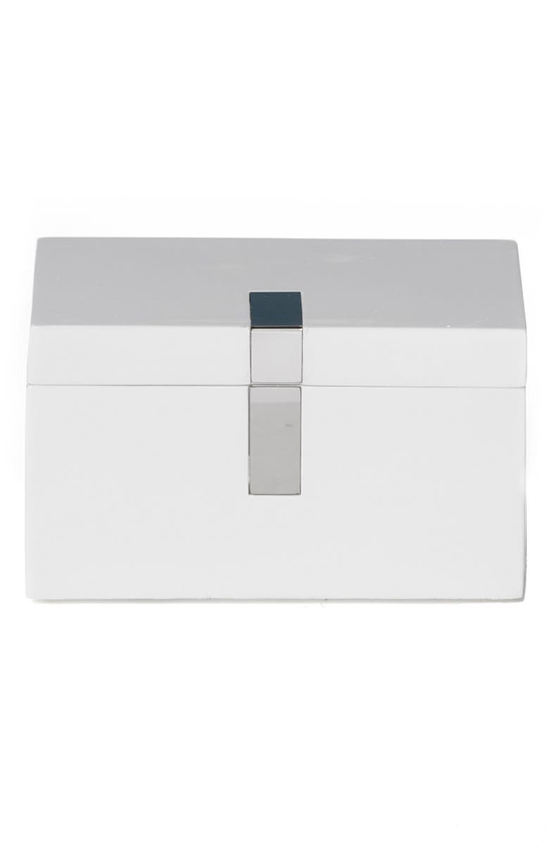 ROSELLI TRADING COMPANY Houston Street Storage Box, Main, color, White