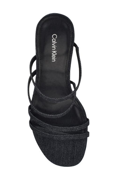 Calvin Klein Jayla Sandal In Dark Blue