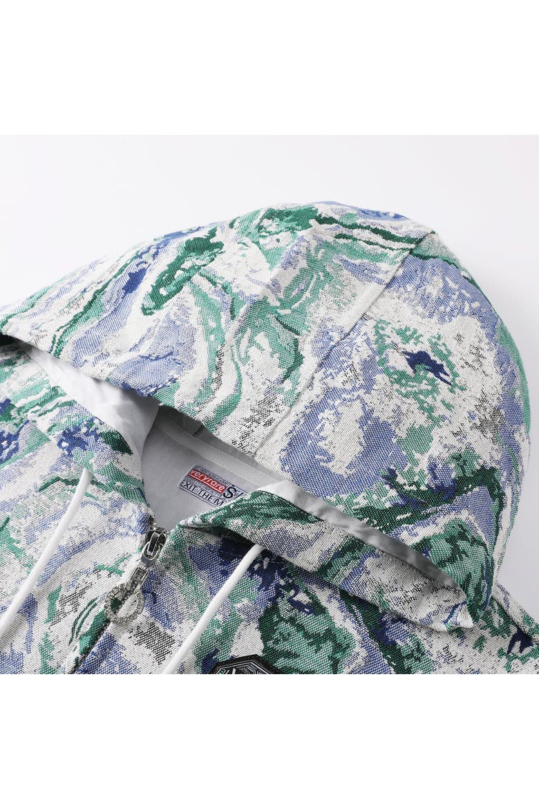 Swirl Hoodie, Alternate, color, White