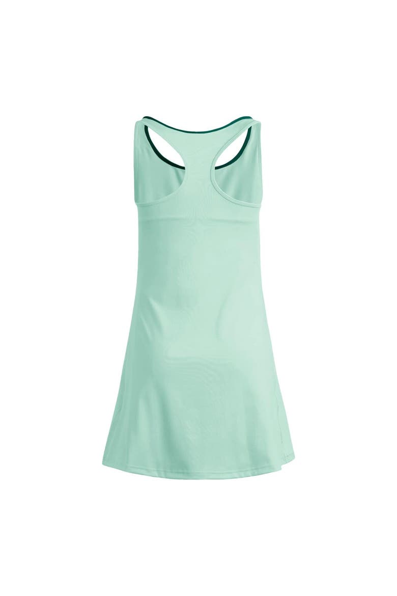 Women's adidas  Green Miami Hurricanes Spring Fling Active Racerback Skort Dress, Alternate, color, Green