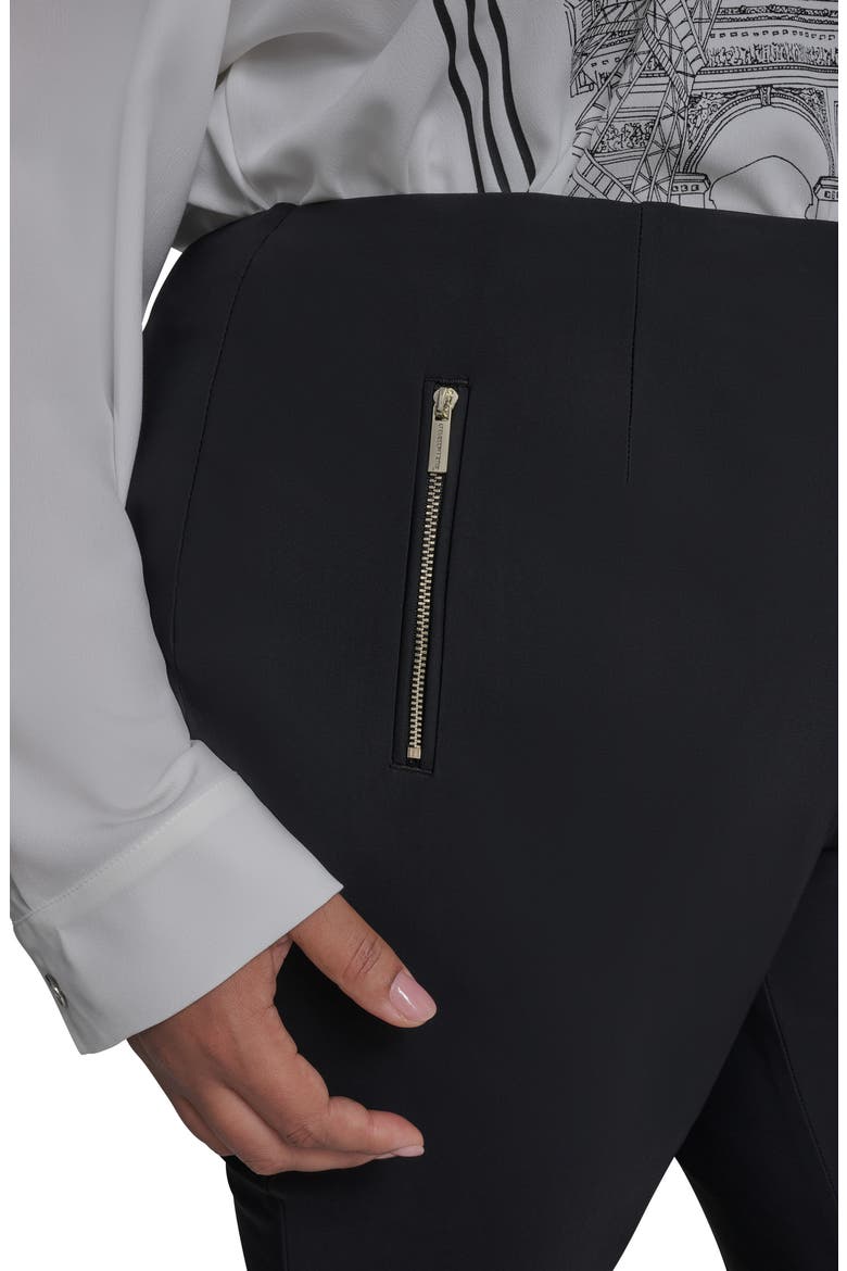 Double Zip Pants, Alternate, color, BLACK