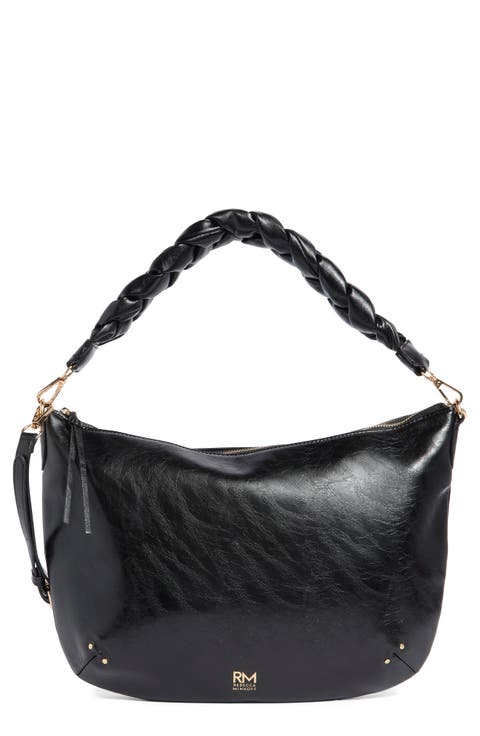 Eldridge Braided Handle Shoulder Bag