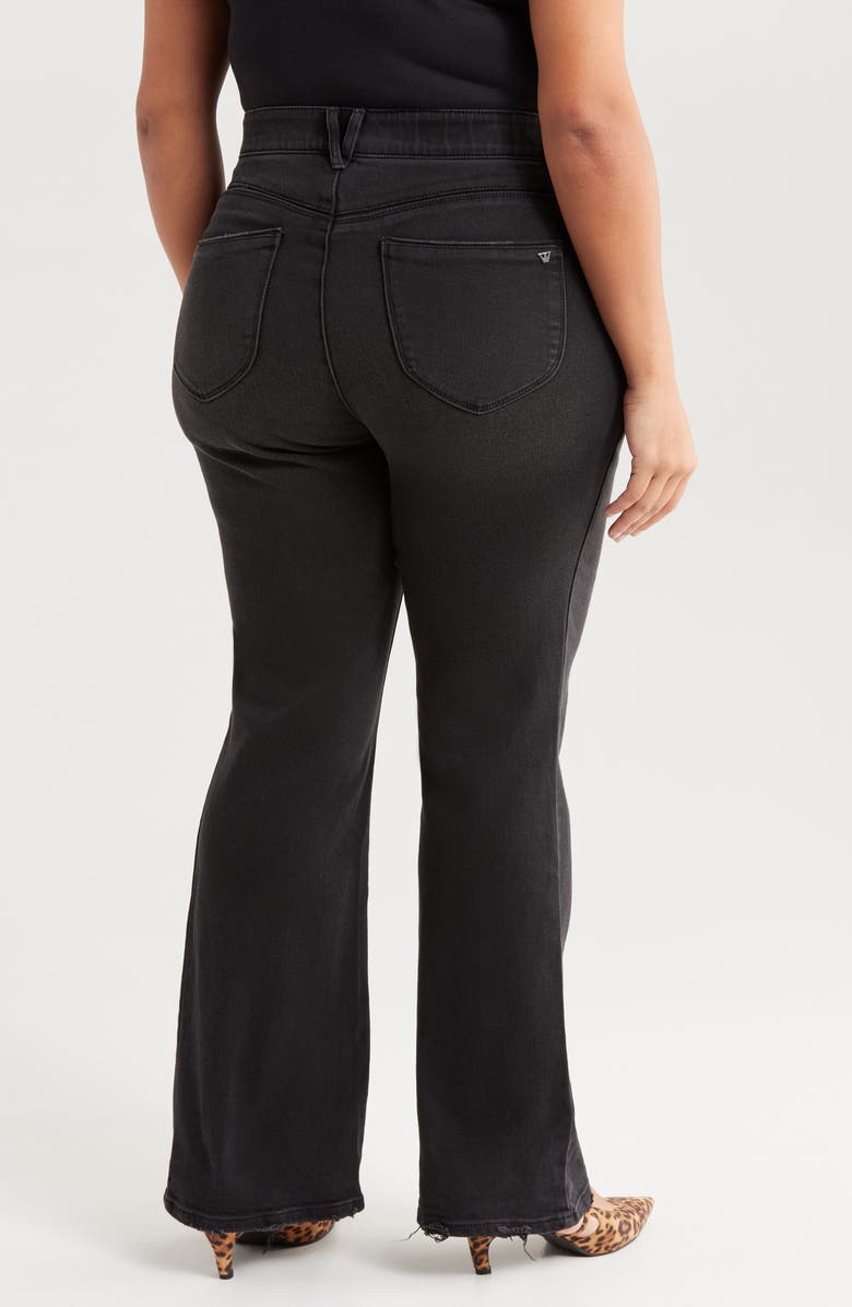 Wit & Wisdom Madison 'Ab'Solution High Waist Bootcut Jeans, Alternate, color, Washed Black Artisanal