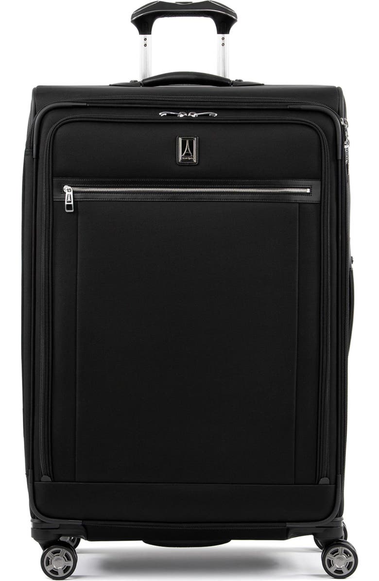 TRAVELPRO Platinum Elite Softside Expandable Large 29-Inch Checked Luggage, Main, color, Shadow Black