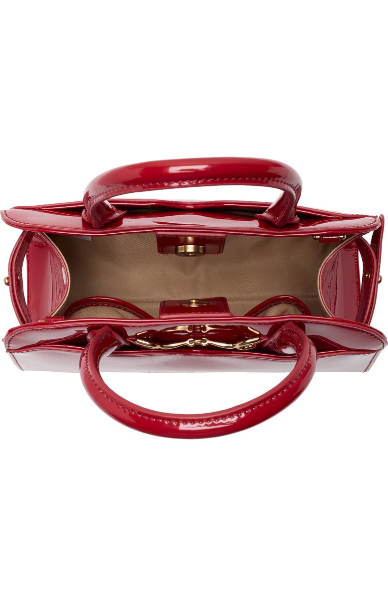 Sam Edelman Loraine Small Bowler Satchel Bag, Alternate, color, Red