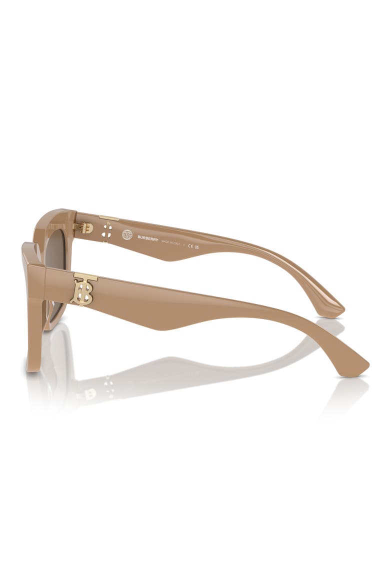 54mm Square Sunglasses, Alternate, color, BEIGE