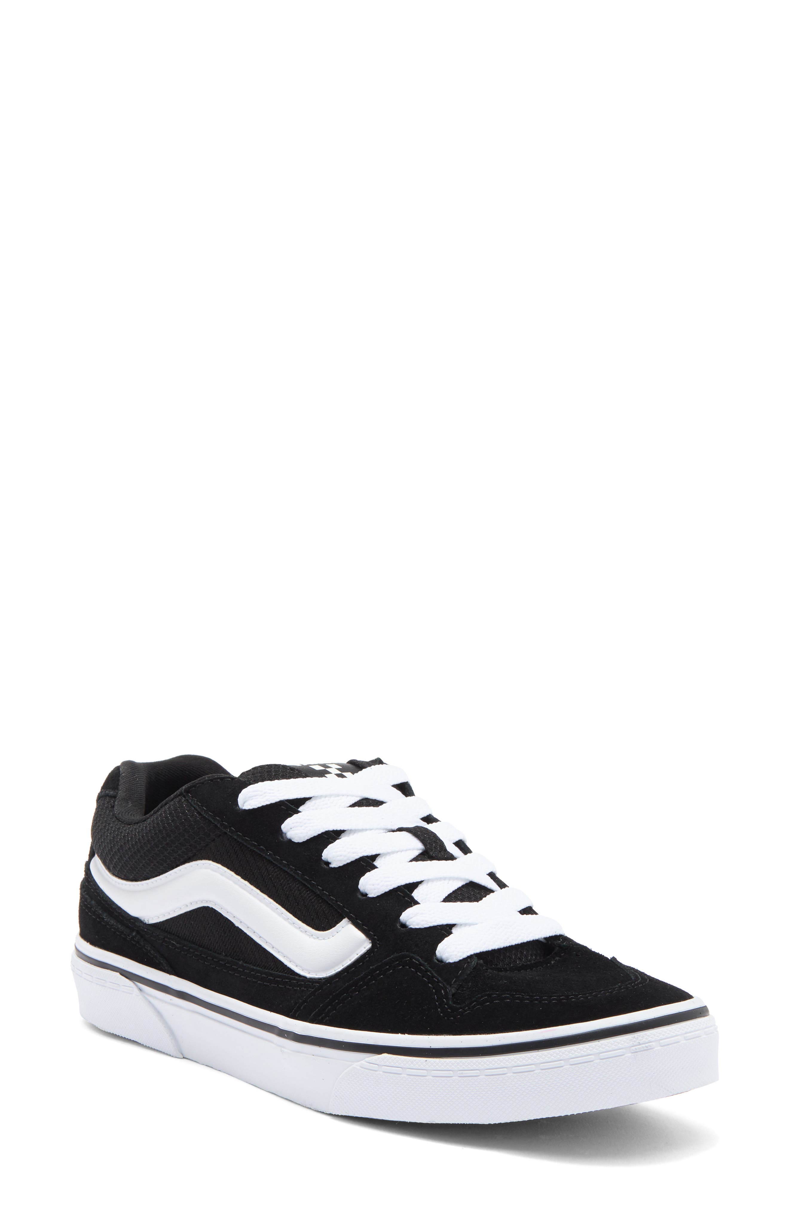 Vans Caldrone Sneaker, Main, color, Black White