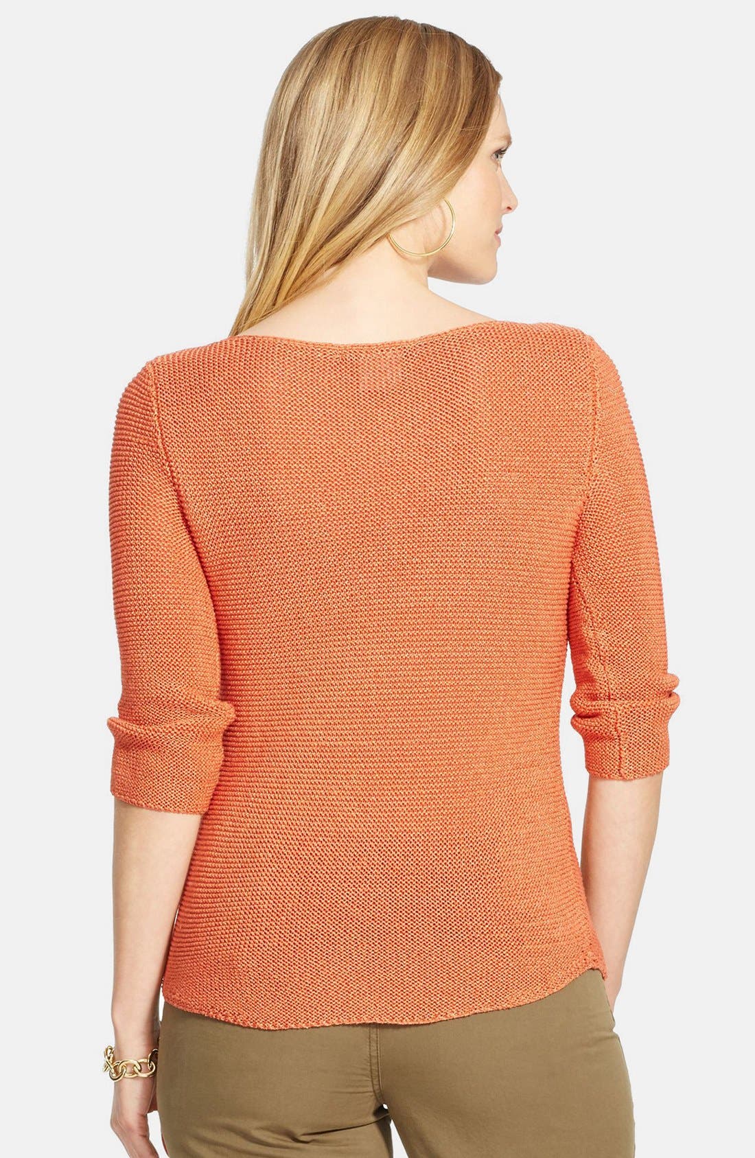 Lauren Ralph Lauren Cotton Blend Ballet Neck Sweater (Women) | Nordstrom