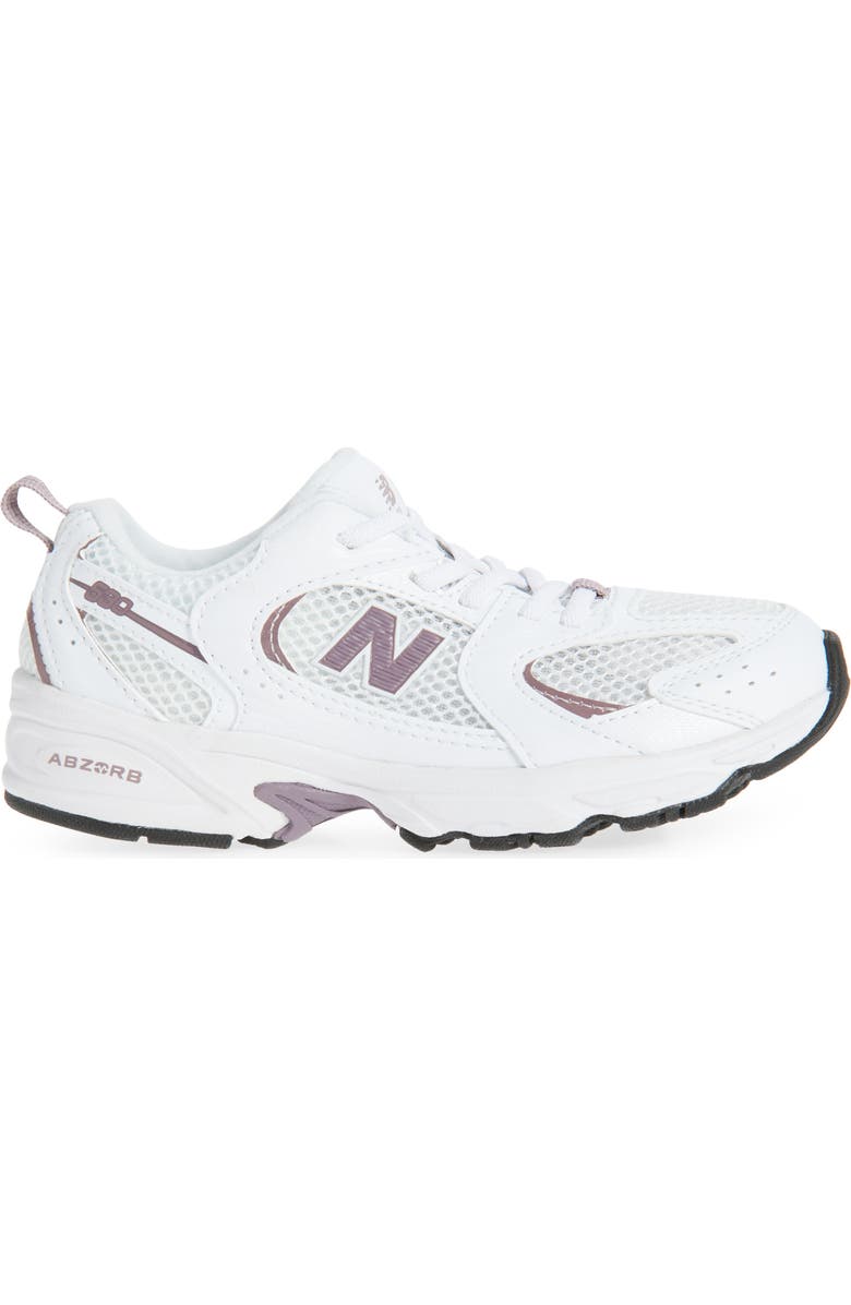 New Balance 530 Sneaker, Alternate, color, White/ Dark Ice Wine